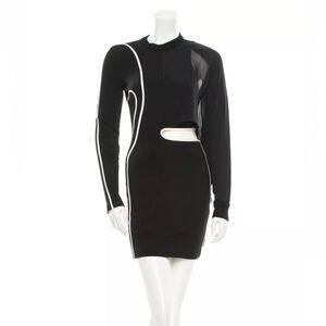 alexander wang logo elastic mini dress ALEXANDER WANG